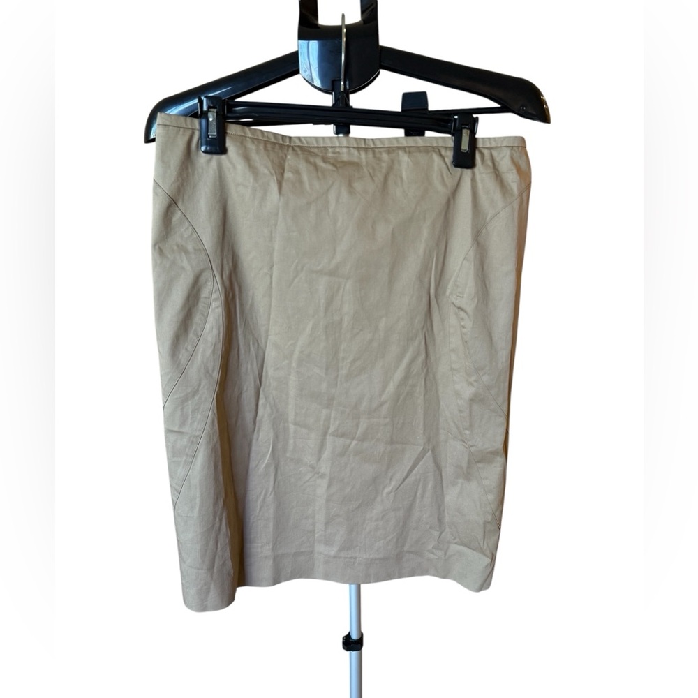 Giorgio Armani Beige Pencil Skirt